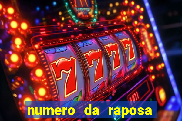 numero da raposa jogo do bicho